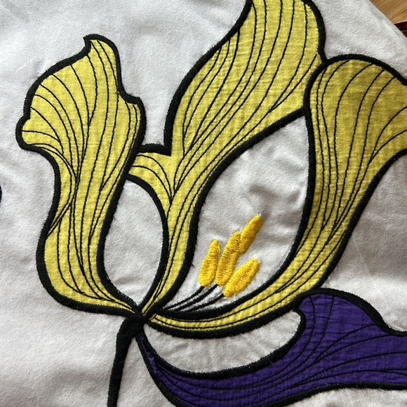 Anthropologie Lithe embroidered skirt size 4 - Picture 5 of 6